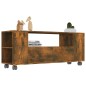 vidaXL Mueble para TV madera contrachapada roble ahumado 120x35x48 cm vidaXL Mueble para TV madera contrachapada roble ahumado 120x35x48 cm