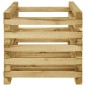 vidaXL Arriate de madera de pino impregnada 120x40x38,5 cm vidaXL Arriate de madera de pino impregnada 120x40x38,5 cm