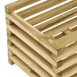 vidaXL Arriate de madera de pino impregnada 120x40x38,5 cm vidaXL Arriate de madera de pino impregnada 120x40x38,5 cm