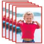 vidaXL Marcos de foto collage de pared/mesa 5 uds rojo MDF 42x59,4 cm vidaXL Marcos de foto collage de pared/mesa 5 uds rojo MDF 42x59,4 cm