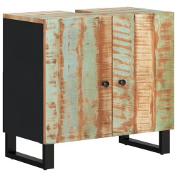 vidaXL Mueble de lavabo madera reciclada madera ingeniería 62x33x58 cm