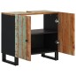 vidaXL Mueble de lavabo madera reciclada madera ingeniería 62x33x58 cm vidaXL Mueble de lavabo madera reciclada madera ingeniería 62x33x58 cm