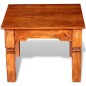vidaXL Mesa de centro de madera maciza 60x60x45 cm vidaXL Mesa de centro de madera maciza 60x60x45 cm