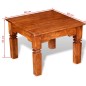 vidaXL Mesa de centro de madera maciza 60x60x45 cm vidaXL Mesa de centro de madera maciza 60x60x45 cm