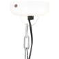 vidaXL Lámpara colgante industrial hierro blanco y madera 23 cm E27 vidaXL Lámpara colgante industrial hierro blanco y madera 23 cm E27