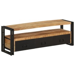 vidaXL Mueble de TV madera maciza de mango 120x30x40 cm