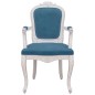 vidaXL Sillas de comedor 2 unidades terciopelo azul 62x59,5x100,5 cm vidaXL Sillas de comedor 2 unidades terciopelo azul 62x59,5x100,5 cm