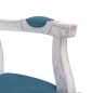 vidaXL Sillas de comedor 2 unidades terciopelo azul 62x59,5x100,5 cm vidaXL Sillas de comedor 2 unidades terciopelo azul 62x59,5x100,5 cm