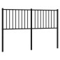 vidaXL Cabecero de metal negro 135 cm vidaXL Cabecero de metal negro 135 cm