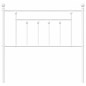 vidaXL Cabecero de metal blanco 90 cm vidaXL Cabecero de metal blanco 90 cm