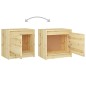 vidaXL Mesitas de noche 2 uds madera maciza de abeto 40x30,5x40 cm vidaXL Mesitas de noche 2 uds madera maciza de abeto 40x30,5x40 cm