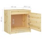 vidaXL Mesitas de noche 2 uds madera maciza de abeto 40x30,5x40 cm vidaXL Mesitas de noche 2 uds madera maciza de abeto 40x30,5x40 cm