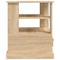 vidaXL Mesa auxiliar madera contrachapada roble Sonoma 50x50x60 cm vidaXL Mesa auxiliar madera contrachapada roble Sonoma 50x50x60 cm