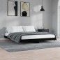 vidaXL Estructura de cama madera de ingeniería negra 180x200 cm