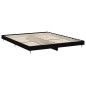 vidaXL Estructura de cama madera de ingeniería negra 180x200 cm