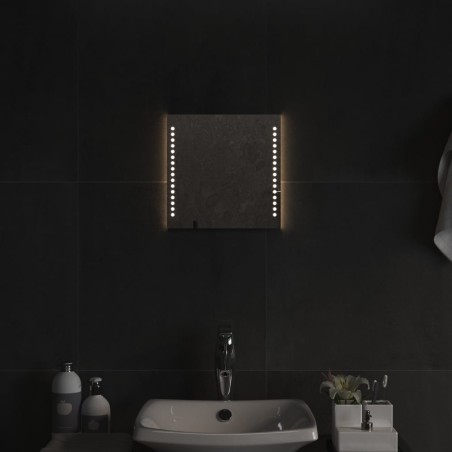 vidaXL Espejo de baño con LED 30x30 cm