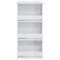 vidaXL Mesa bar con estante almacenaje blanco brillo 102x50x103,5 cm vidaXL Mesa bar con estante almacenaje blanco brillo 102x50x103,5 cm