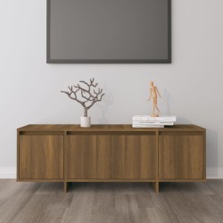 vidaXL Mueble para TV madera contrachapada marrón roble 120x30x40,5 cm