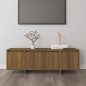 vidaXL Mueble para TV madera contrachapada marrón roble 120x30x40,5 cm