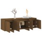 vidaXL Mueble para TV madera contrachapada marrón roble 120x30x40,5 cm