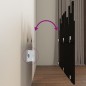 vidaXL Cabecero de cama de pared madera maciza pino negro 159,5x3x80cm