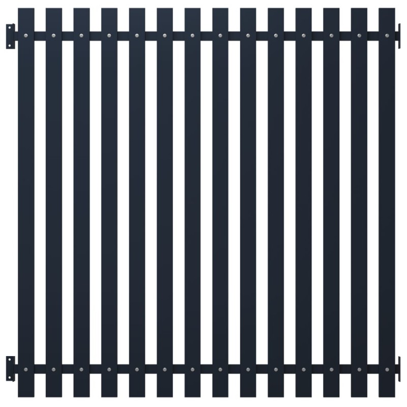 vidaXL Panel de valla acero recubrimiento polvo antracita 170,5x170 cm vidaXL Panel de valla acero recubrimiento polvo antracita 170,5x170 cm