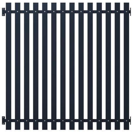 vidaXL Panel de valla acero recubrimiento polvo antracita 170,5x170 cm