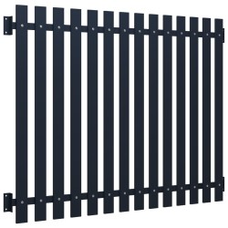 vidaXL Panel de valla acero recubrimiento polvo antracita 170,5x170 cm