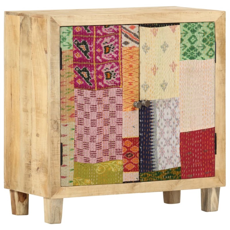 vidaXL Aparador estilo patchwork de madera maciza mango 70x35x75 cm vidaXL Aparador estilo patchwork de madera maciza mango 70x35x75 cm