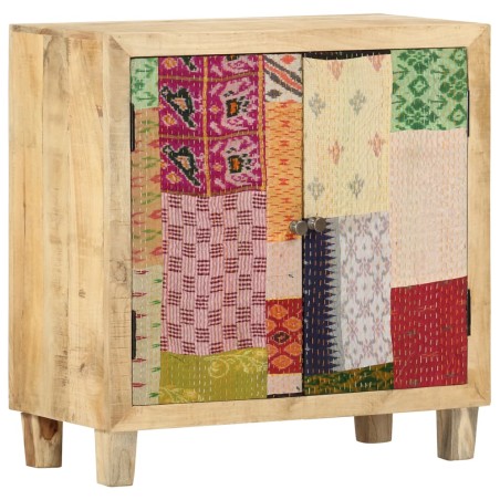 vidaXL Aparador estilo patchwork de madera maciza mango 70x35x75 cm 