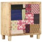 vidaXL Aparador estilo patchwork de madera maciza mango 70x35x75 cm vidaXL Aparador estilo patchwork de madera maciza mango 70x35x75 cm