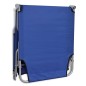 vidaXL Tumbona plegable de acero con recubrimiento polvo azul vidaXL Tumbona plegable de acero con recubrimiento polvo azul