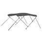 vidaXL Toldo Bimini de 3 arcos gris antracita 183x140x137 cm vidaXL Toldo Bimini de 3 arcos gris antracita 183x140x137 cm