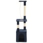 vidaXL Rascador para gatos poste rascador de sisal 109 cm azul oscuro