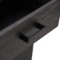 vidaXL Mesita de noche madera maciza de pino negro 36x30x45 cm vidaXL Mesita de noche madera maciza de pino negro 36x30x45 cm