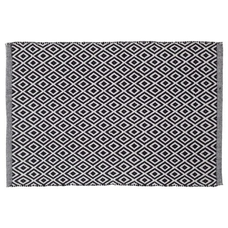 Sealskin Alfombra de baño Trellis  negro y blanco 60x90 cm