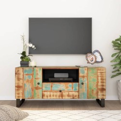 vidaXL Mueble TV madera reciclada y madera contrachapada 105x33,5x46cm