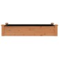 vidaXL Jardinera arriate forro madera maciza abeto marrón 120x60x25 cm vidaXL Jardinera arriate forro madera maciza abeto marrón 120x60x25 cm