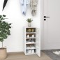 vidaXL Mueble zapatero madera contrachapada blanco brillo 32x35x70 cm vidaXL Mueble zapatero madera contrachapada blanco brillo 32x35x70 cm