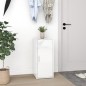 vidaXL Mueble zapatero madera contrachapada blanco brillo 32x35x70 cm vidaXL Mueble zapatero madera contrachapada blanco brillo 32x35x70 cm