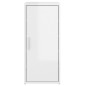 vidaXL Mueble zapatero madera contrachapada blanco brillo 32x35x70 cm vidaXL Mueble zapatero madera contrachapada blanco brillo 32x35x70 cm