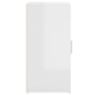 vidaXL Mueble zapatero madera contrachapada blanco brillo 32x35x70 cm vidaXL Mueble zapatero madera contrachapada blanco brillo 32x35x70 cm