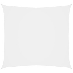 vidaXL Toldo de vela cuadrado tela Oxford blanco 2x2 m