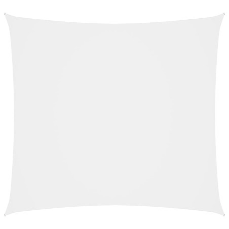 vidaXL Toldo de vela cuadrado tela Oxford blanco 2x2 m