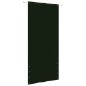 vidaXL Toldo pantalla para balcón tela oxford verde oscuro 120x240 cm