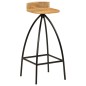 vidaXL Taburetes de cocina 2 unidades madera maciza de mango vidaXL Taburetes de cocina 2 unidades madera maciza de mango