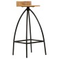vidaXL Taburetes de cocina 2 unidades madera maciza de mango vidaXL Taburetes de cocina 2 unidades madera maciza de mango