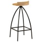 vidaXL Taburetes de cocina 2 unidades madera maciza de mango vidaXL Taburetes de cocina 2 unidades madera maciza de mango
