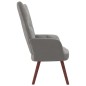 vidaXL Sillón de relax de terciopelo gris claro vidaXL Sillón de relax de terciopelo gris claro