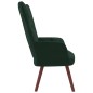 vidaXL Sillón de relax de terciopelo verde oscuro vidaXL Sillón de relax de terciopelo verde oscuro
